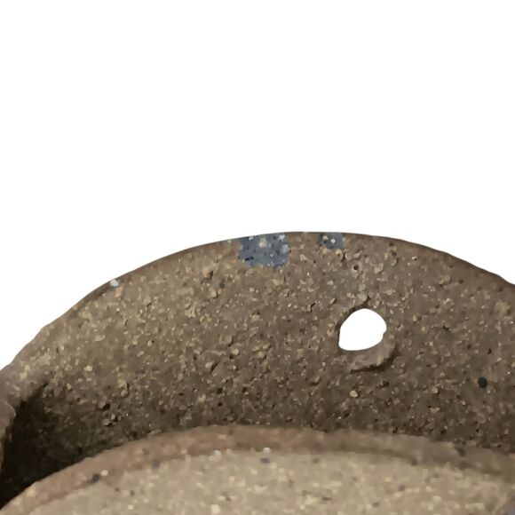 Pottery Wall Pocket Branch Leaves Berries Brown Neutral Cokors Signed Christy - Picture 10 of 10